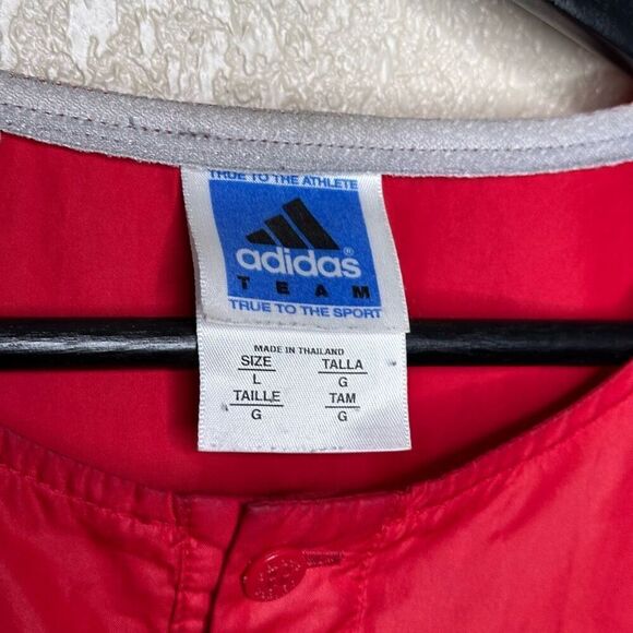 Vtg Adidas Windbreaker Crewneck Size L - Picture 4 of 4